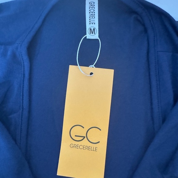 Grecerelle Women's Summer Dress Wrap V-Neck Ruffle Short Sleeve Casual Solid M - Picture 6 of 7